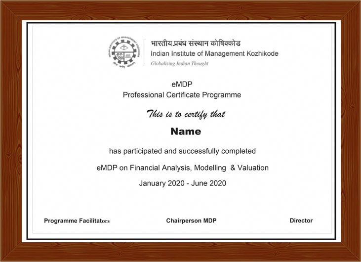 Sample Certificate